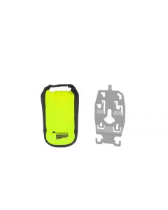 ZEGA Evo accessory holder with Touratech Waterproof additional bag "High Visibility" size S